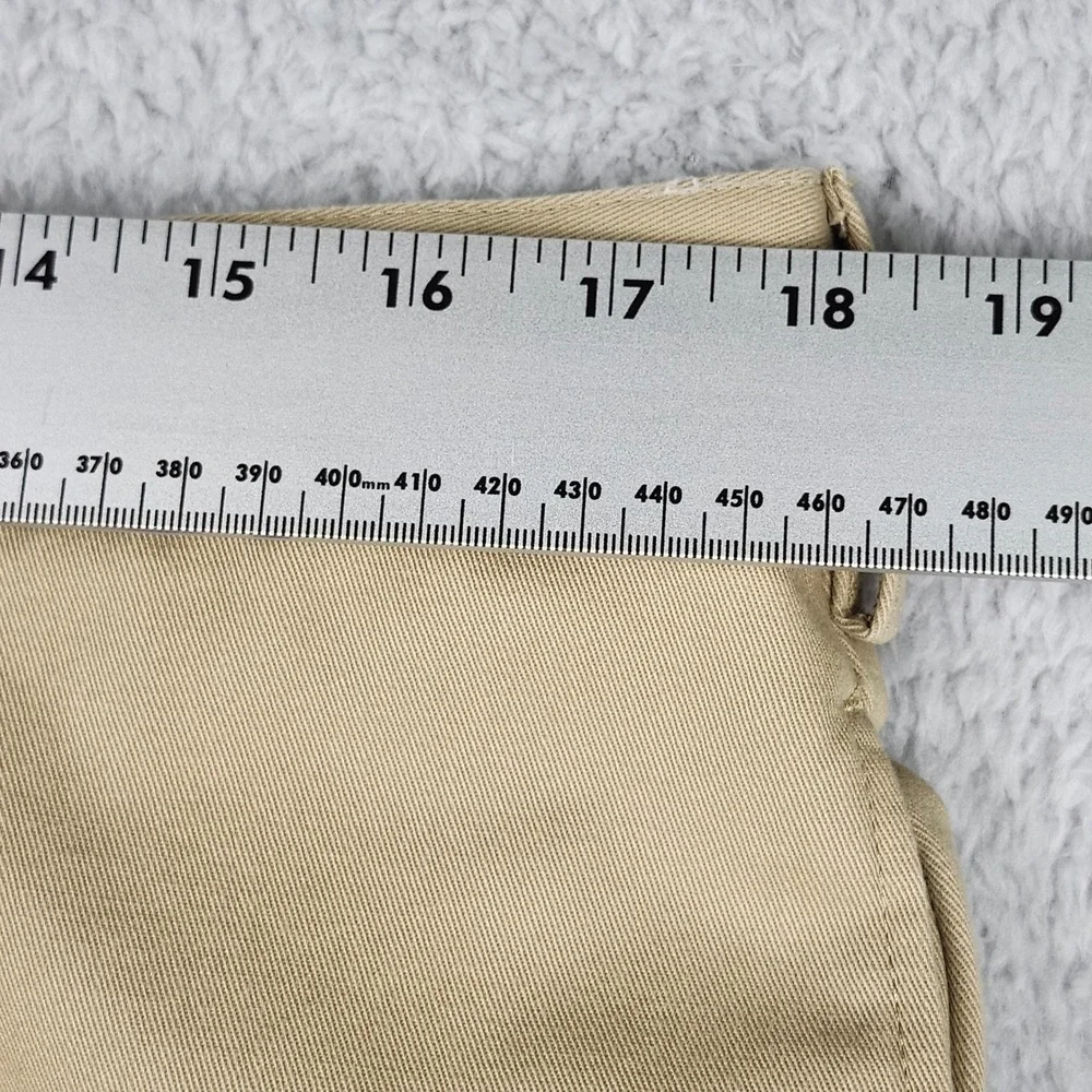 Lands End Traditional Fit Comfort Waist‎ Khaki Chino Pants Mens Size 35x30.5